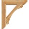 Ekena Millwork Legacy Slat Rough Sawn Bracket w/ Offset Brace, Western Red Cedar, 8"W x 34"D x 38"H BKT0806X34X38LEC06RWR - alternate 4
